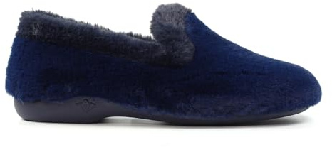 Ladies Bella Navy Slipper