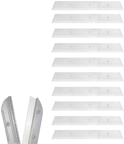 10pcs Replacement Blades for Craftsman Handi-Cut 401/37251/37301/40178 Ronan Multi-Cut 401, Sharp Stainless Steel 3-7/8 Cutting Tool Replacement Blades