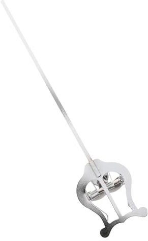 Trompeten Notenblatt Clip aus Metall, Silber, Tragbar | Leierblattclip für Instrumente, Stabil und Rutschfest, Schlichtes Modernes Design