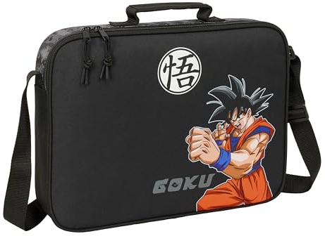 DRAGON BALL - Schultasche, Aktentasche, Umhängetasche, bequem und vielseitig, Qualität und Widerstandsfähigkeit, 38 x 6 x 28 cm