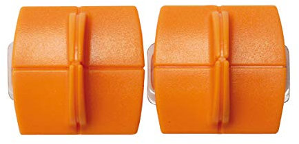 Fiskars Lames TripleTrack titanium originales pour massicots, 2 unités, Coupe droite, High Profile Titanium, Orange, 1004677