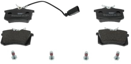 Ferodo FDB1481 Bremsbelagsatz, Scheibenbremse - (4-teilig) - (4 Stück) | Kompatibel mit: AUDI A4 B5 Avant, FORD GALAXY I, SEAT ALHAMBRA, VW SHARAN