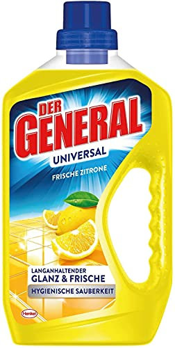 Der General Universal Frische Zitrone, Allzweckreiniger, 1 x 750 ml, Universalreiniger für hygienische Sauberkeit