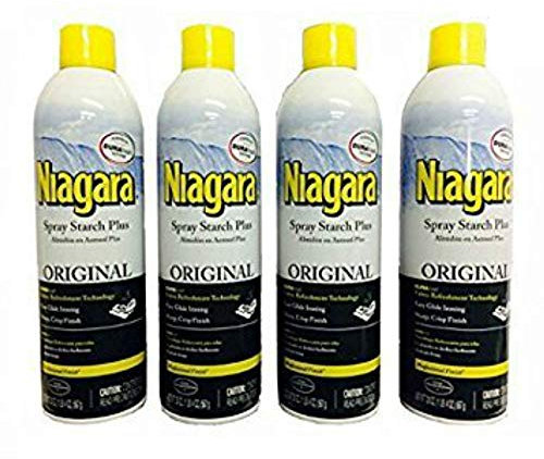 Niagara Spray Starch Plus 20oz - Original with DURAfresh Technology (4-Pack)