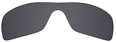 Mryok Verres de rechange pour Oakley Batwolf OO9101-27 mm - Options, Polarisé, noir furtif., Taille unique