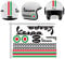 Aufkleber Helmet Casco Kit Vespa Nero Schwarze Italia Helm Viny Polished