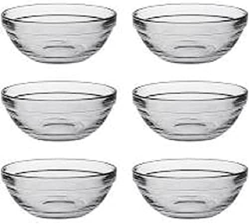 DURALEX 6107014 Lot de 6 tasses et bols en verre Lys 14 cm