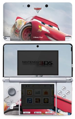 DeinDesign Skin kompatibel mit Nintendo 3 DS Folie Sticker Lightning McQueen 95 Offizielles Lizenzprodukt Cars