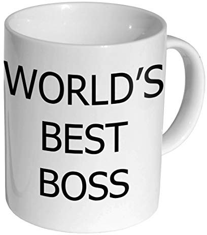 The Office Worlds Best Boss Tasse à café humoristique en céramique