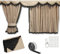 Adomo LKW Vorhänge Set - 7-Teilig - Actros MP4 & MP5 - Handgefertigte Cab Curtain - Extra Lang - Sichtschutz & Verdunkelung - Einfache Installation & Pflegeleicht