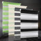 bobodeco Doppelrollo klemmfix ohne Bohren Duo Rollos für Fenster mit Klemmträger, Fensterrollo lichtdurchlässig & verdunkelnd Wandmontage Sichtschutz- Weiß Schwarz B70 x H140cm (Stoffbreite 66cm)