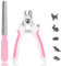 Reastar Pet Nail Clipper Animal Claws Scissor & Free Nail File, with Safety Lock and Protective Guard to Avoid Over Cutting - Suitable for Dogs Cats Birds (White and Pink)