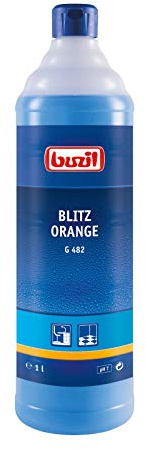 Buzil Blitz Orange G482 1 L Rundflasche Orangenreiniger Neutralreiniger Allzweckreiniger Vielzweckreiniger