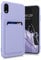 kwmobile Case Compatible with Apple iPhone XR Case - TPU Phone Cover with Credit Card Holder - Lavender