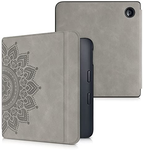 kwmobile Custodia eReader Compatibile con Kobo Libra 2 Cover - eBook Reader Flip Case - Cover eReader Magnetica Pelle PU Sole