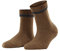 FALKE Damen Hausschuhe Cuddle Pads, Baumwolle, 1 Paar, Braun (Tawny 5124), 35-38