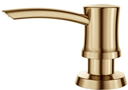Kraus Soap and Lotion Dispenser, Brushed Brass