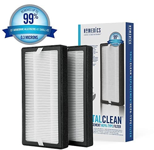 HoMedics TotalClean Replacement True HEPA Filter - Desktop Air Purifier AP-DT10 (AP-DT10FL)