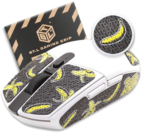 BT.L Poignée de souris pour Logitech G305 & G203 & PRO Gaming (noir banane)