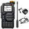 Wurui TXQ K5 ricetrasmittente vhf uhf fm auto alta potenza ciclismo portatile professionale pmr 446 ricarica usb bidirezionale remoto (K5 con auricolare)