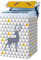 Odot Housse de Protection pour Machine à Laver, Chargement par Le Haut Couvre-Machine Protecteur Anti-Poussière Couverture pour Machine Sèche-Linge et Lave-Linge (Gris Jaune,L (6.8-8kg))