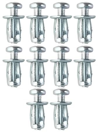 Amagogo 10 Pz Petalo Dado ad Espansione M8 Rivetto Dado Strumento Viti di Fissaggio 30mm Bullone di Espansione Vite Ancoraggi per Cartongesso Immagine di