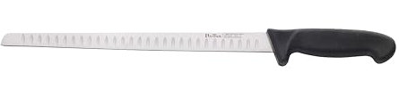 PINTINOX Couteau saumon P-9000 avec lame 30 cm, poignée Soft-touch, accélérateur inox