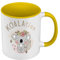 Koala Koala Koalation Carino Kawaii Disegno Illustrazione Tazza con manico e interno colorato
