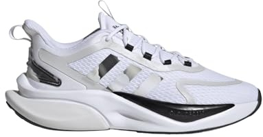 Adidas Damen Alphabounce+ Shoes Sneaker, Ftwwht/Cblack/Greone, 38 EU