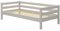 Flexa Classic Kinderbett 90x200 cm | Klassisches und skandinavisches Design | Hergestellt aus massiver Kiefer(Farbe: Grey Washed)