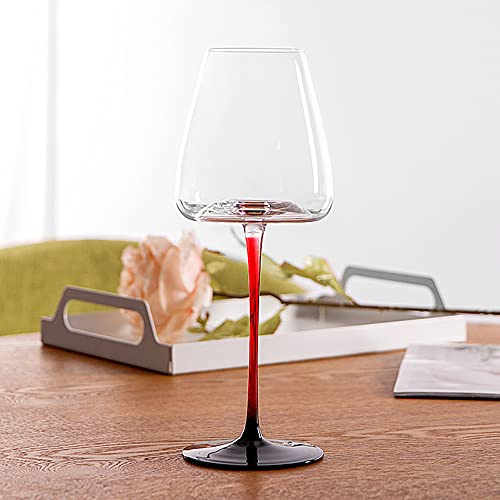 EPASHA Rotweinglas, gehobene Kristall-Rotweingläser, Kelch – Luxus-Kristallweinglas, Champagnergläser, Cocktailglas, Becher (2 Stück, 720 ml) (Color : 2pc 500ml)