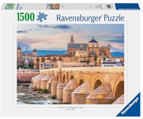 Ravensburger Puzzle 1500 Teile Cordoba - Puzzle Erwachsene +14 Jahre, 80 x 60 cm, Puzzle für Erwachsene, Landschaft, Spanien-Kollektion, Geschenkideen