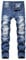 Buetory Ripped Jeans Men Baggy Mens Jeans Ripped Skinny Tapered Jeans Tapered Jeans Men Mens Cargo Jeans Pants Men's Vintage Ripped Jeans Ripped Jeans Mens Blue