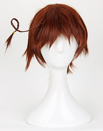 HBYLEE- Wig Anime Cosplay Rollenspiel for Achsenmächte Hetalia APH Hetalia Feliciano Vargas Italien Cosplay Perücken Kurze Perücke[Farbe:-]