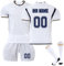Generic Trikot Personalisiert Kinder Trikot mit Eigenem Namen & Nummer Fußball Trikots Shorts Socken Set für Kinder Erwachsene, Fussball Trikot Trainingsanzug Jungen Herren