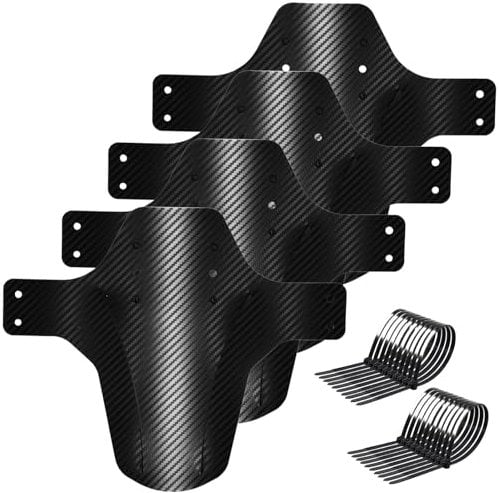 FETESNICE MTB Mudguard für Hinten und Vorne， Fahrrad Schutzbleche Mountainbike Set [20-29 Zoll] - Universal MTB schutzblech für die Meisten Fahrräder (XIAO-DNB-4TW)