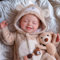 BABESIDE Bambino Reborn Realistiche - 20 Pollici Life Like Bambole Baby Doll - Realizzata in Vinile di Silicone Stoffa Bambola Femmina Neonata con Accessori e Vestiti