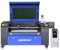 otmechl 80W CO2 Laser Graviermaschine Lasergravurmaschine,Laser Cutting Engraver Graveur,Autofokus,Zwei Gravurplattformen,Ruida controller Laser Engraving Maschine 28x20, mit Wasserkühlmaschine KH6000