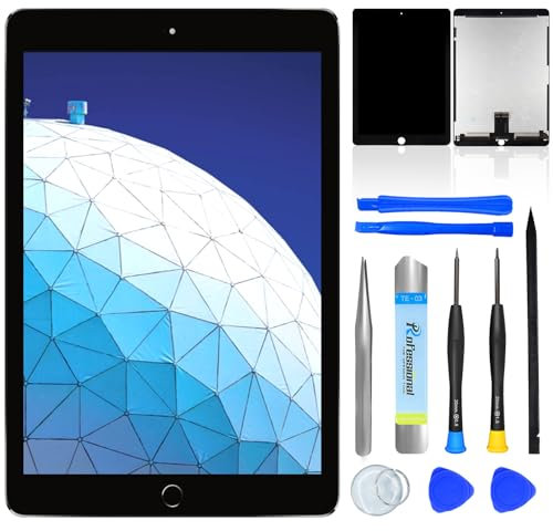NB+ Touch Screen LCD Ricambio per iPad Air 3 A2153 A2123 A2152 10.5 Pollice 2019 Display LCD Digitizer Pannello Frontale in Vetro Nero con Strumenti