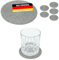 buck design® - 𝑬𝑿𝑲𝑳𝑼𝑺𝑰𝑽𝑬 Getränkeuntersetzer (6er Pack) - Gestrickter Edelstahl - Hochwertig - Langlebig - Made in Germany - Elegantes Design - Spülmaschinenfest - Nachhaltig