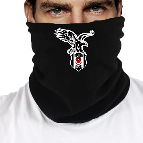 Bandit Result Winter Carsi Besiktas Türkiye Türkei Halsschal Bogazlik Futbol BJK Kara Kartal (Schwarz, L - XL)