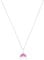 Prinzessin Lillifee Kette mit Anhänger 925 Sterling Silber Mädchen Kinder Halsschmuck, 35+3 cm, Silber, Regenbogen, Kommt in Schmuck Geschenk Box, 2037897