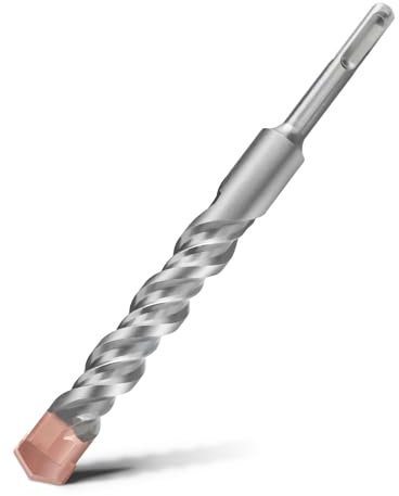HSAWBIT 20mm x 210mm LONG SDS MASONRY DRILL BIT, TUNGSTEN CARBIDE TIP SDS PLUS SHANK, FOR WALL STONE CONCRETE BRICK