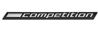 Generisch COMPETITION Auto-Logo-Aufkleber, Emblem, Abzeichen, Kofferraumaufkleber, kompatibel mit Thunder Edition M1 M2 M3 M4 M5 M6 M7 M8 M X3 X4 X5 X6 Z4 TTS Personalisierte Auto Aufkleber(M COMPETIT