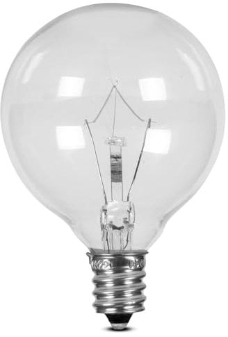 Dialan's G40 Bulb Wax Melt Burner Replacement Bulb Globe 40 for Electric Wax Melt Burner Warm White 230V 25W E12 Base-1 Piece