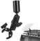 cimsfcor Starlink Mini Mount, Adjustable 0.69-1.58 Diameter Round Tube Clamp, 360° Tilt Angle Adjustable Starlink RV Mount Ladder Mount for Starlink Mini
