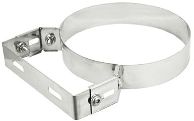 ALLINOX Collare Di Fissaggio Regolabile In ACCIAIO INOX Per Tubo Canna Fumaria Staffa a Muro Collare Pesante (DN 150)