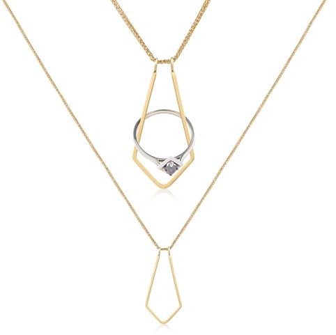 Pixie Wing Nordika Ring Keeper Necklace (18K Gold Plated)