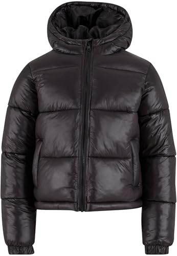 Urban Classics Jungen Uck7585-boys Shiny Puffer Jacket With Hood Winter Jackets (1er Pack)