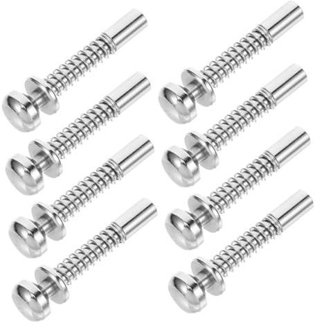 Kisangel 8stücke Federbelastete Verriegelungsstifte Für Kinderbettverschluss Und Fensterverschluss Mit Bettbefestigungen Und Bettfederverschlüsse Flexibel Und Stabil Für Lange Nutzungsdauer